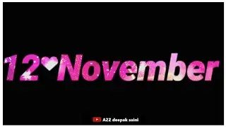 12 November Birthday Status | Happy Birthday to You Message