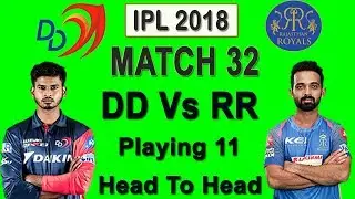 DD Vs RR Match 32 IPL 2018 Possible Playing 11 | Head To Head