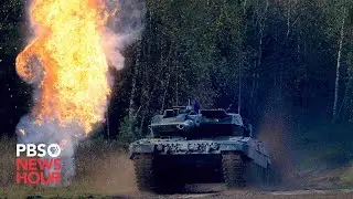 U.S. and Germany sending tanks to Ukraine for fight against Russian invasion