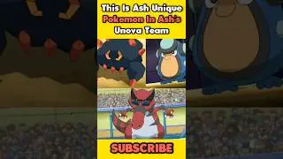 This Is Ash Most Unique Pokemon In Ash's Unova Team 🔥 #shorts