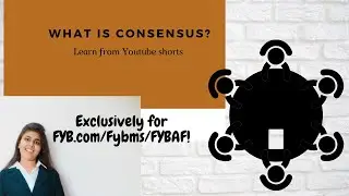 What is Consensus? Business Communication/FYBcom/FYBBI /FYBMS /FYBAF #youtubeshorts #shorts