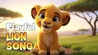 The Playful Lion Song 🦁 | Learn About Lions | Fun Animal Songs For Kids