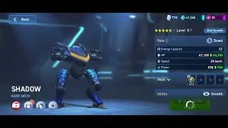 SHADOW 5TH RANK UPGRADE 😍/MECH ARENA/
