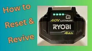 How to Reset & Revive Dead Ryobi Battery If Not Charging.