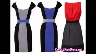 color block dress