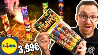 BEAST SHOTS from Lidl 🔥 | Fireworks novelty 2025 | &euro;3.99