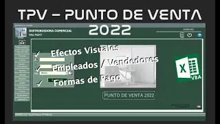 3️⃣0️⃣➖TPV✅SISTEMA PUNTO DE VENTA ▶️ EFECTOS VISUALES EN BOTONES🔶ACTUALIZACIÓN 2022 ☑️EXCEL VBA.