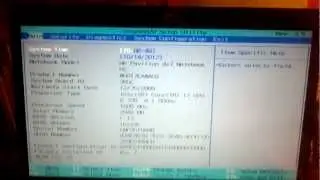 BIOS InsydeH20 Setup Utility Rev 3.5