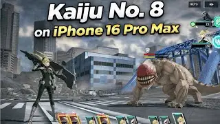 Kaiju No. 8 Mobile Gameplay on iPhone 16 Pro Max | Anime Action Game