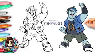 How to Draw Barley Lightfoot from Onward (2020) | Easy Step-by-Step Drawing Tutorial