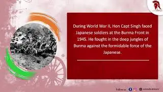 Honorary Captain Karam Singh only Indian to receive the highest gallantry award.