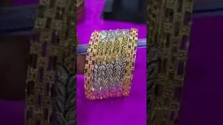 Beautiful fancy bangles for women / cnc gold bangles design #youtubeshorts #trendingshorts
