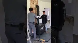 Free Standing Wood Stove Installation