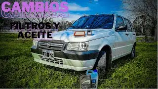 🔧⚙️🏁¡Cambio de Filtros y Aceite!🔧⚙️🏁 Fiat Uno Fire 1.3