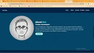 Flutter web profile
