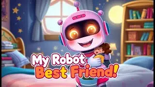 My Robot Best Friend 🤖 | Fun Kids Poem with Animation | Robot Rhyme for Children