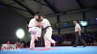 Filip Maksimowicz vs Antonio Tusseau Semi Final Man +90kg European Karate Kyokushin Championships