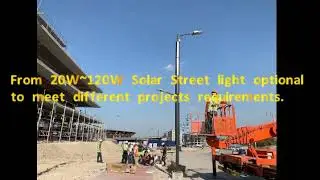 Special Vertical Solar Street light for your projects!