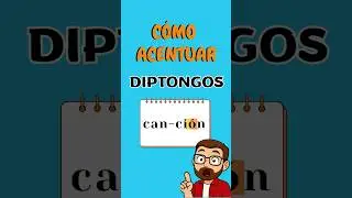 📚 C&oacute;mo acentuar DIPTONGOS #aprendeespa&ntilde;ol