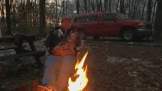 TRUCK CAMPING: CONS AND A 1/2lb BACON BURGER