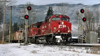 Canadian Pacific Potash Empties Get Signal Indication Down The CP Mainline