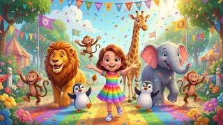 Lila&rsquo;s Fun Day at the Zoo 🦁🐘 | 3D Cartoon Song for Kids | Zoo Animals Learning Video