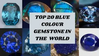 Top 20 Blue Colour Gemstone in the  World | All Types of Cabochon Gemstones for Sale | Top Quality