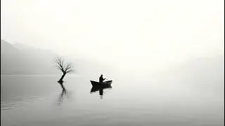 Serene Foggy Lake | 4K Ultra HD Screensaver - No Sound