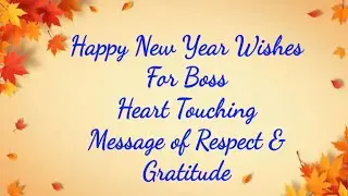 Happy New Year Boss | Best Wishes for Success & Growth 
