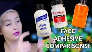 Liquid Latex / Pros-Aide / Spirit Gum Comparisons!