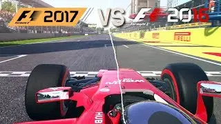 F1 2017 VS F1 2016 (Graphics & Sound Comparison)