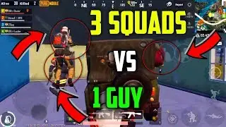 I WAS ALL ALONE AND 3 SQUADS RUSHED ME | PUBG MOBILE INTENSE GAMEPLAY | XDG DEXTER
