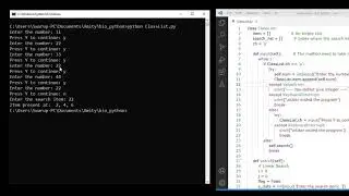 Search item from Python List