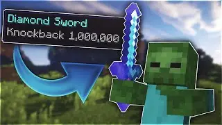 Minecraft but mobs have knockback 10,000...