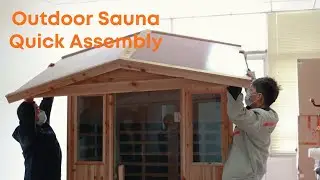SalusHEAT Garner 4P - 4 Person Outdoor Sauna Quick Assembly