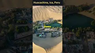 Huacachina Oasis: Peru&rsquo;s Ultimate Desert Adventure! #shorts #trending #oasis #peru