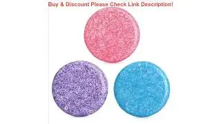 Frcolor 3pcs Natural Deep Cleansing Non-toxic Shampoo Bar for Conditioner Hair Loss