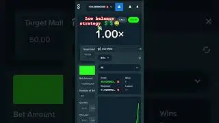 100 to 200 low balance strategy 💲🤑💸 #stake #stockmarket #stakecasino #trading #stakepool #crypto