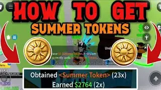 Fastest Way To Get SUMMER TOKENS !! - Blox Fruits [ Lightning Update ⚡️⛈️ ]