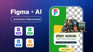 AI + Figma: Export animations with alpha channels for dev Handoff—so easy a caveman could do it! 🦎