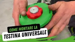 Come montare la testina universale sul decespugliatore | Guida Active Srl