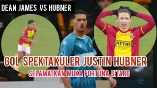  DEAN JAMES vs HUBNER / Hubner cetak gool....
