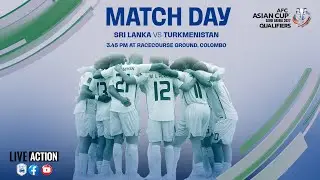 🔴LIVE: AFC Asian Cup Qualifiers | Sri Lanka VS Turkmenistan  | 3.45 pm at Racecourse Ground Colombo
