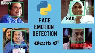 Real Time Face emotion Detection in Telugu | Machine Learning project | Unq coder