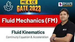 Fluid Kinematics Questions | Fluid Mechanics (FM) | GATE Civil (CE) & Mechanical (ME) 2023 Exam