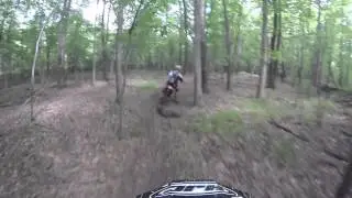 CT Singletrack riding CRF450R