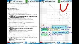 27- Logarithme Népérien.  Bac Science Session Contrôle 2024. Bac Math / Science / Technique.
