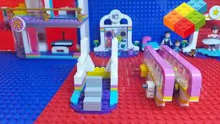 Lego Friends  41450 Centrum handlowe / dom handlowy w Heartlake City -animacja z budowania (2021)