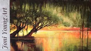 ACRYLIC LANDSCAPE PAINTING 🎨 STEP BY STEP TUTORIAL!