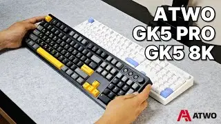 [🎁2대이벤트] 일상에 게이밍을 더한 에이투 ATWO GK5 PRO / GK5 8K 오테뮤 그레이축 풀배열 기계식 키보드 #에이투 #기계식키보드